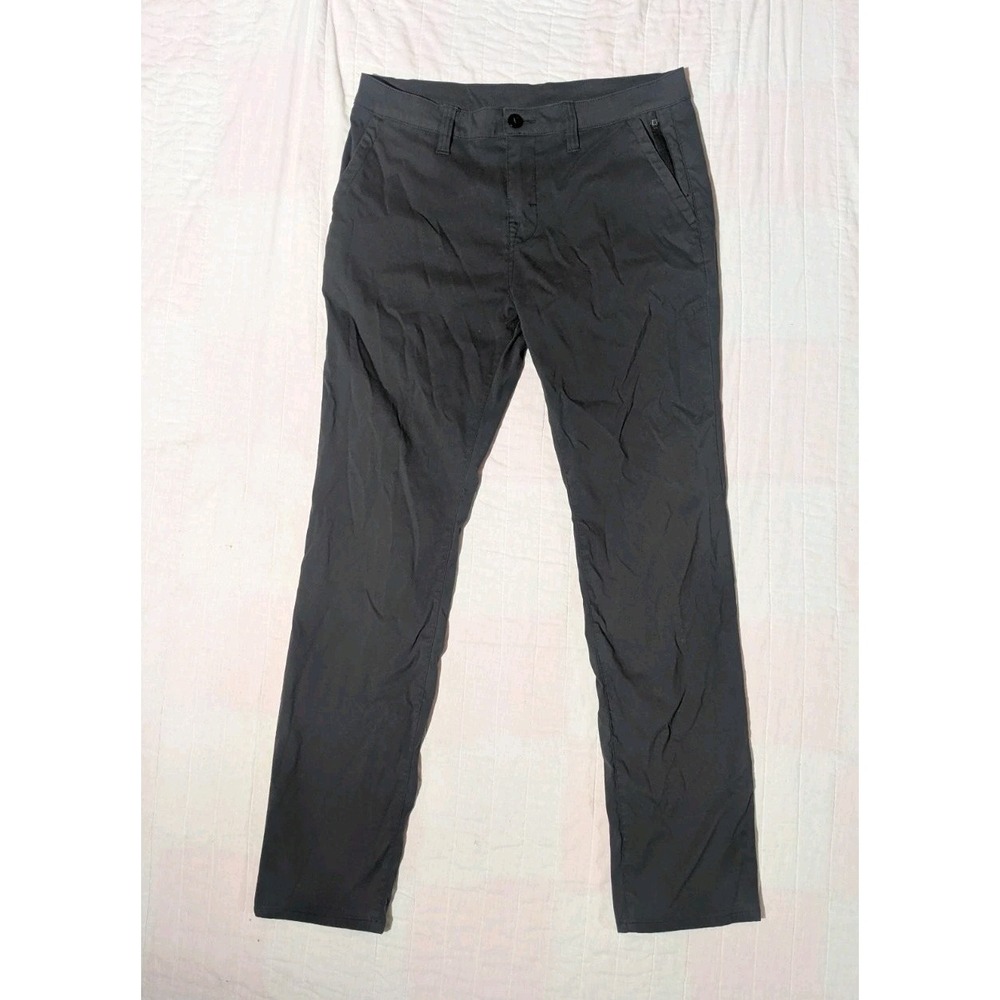 Vtg Y2K Prana Breathe Brion Straight Fit 5 Pocket Hiking Stretch Pants Men 34x34